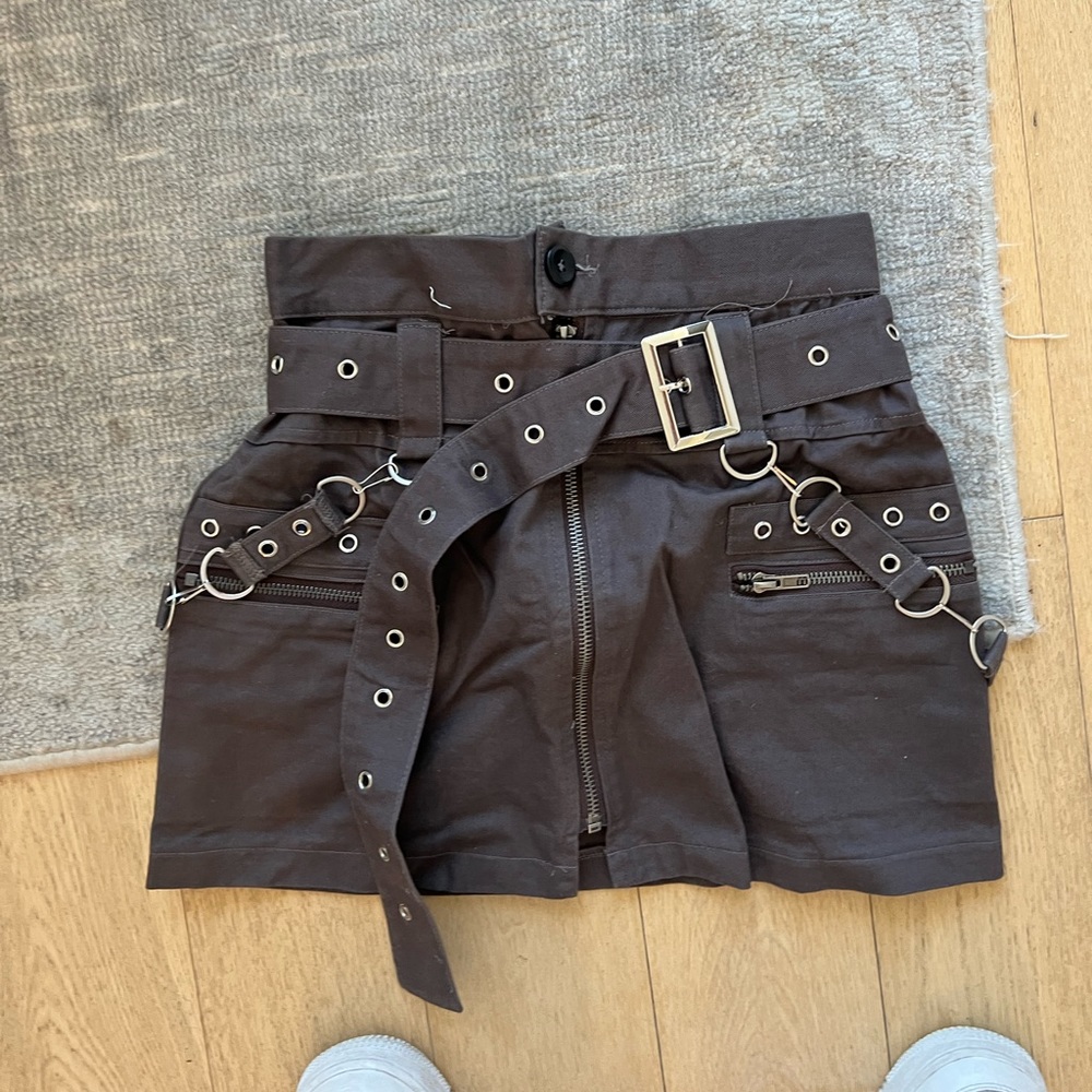 LF Carmar Denim Cargo Skirt